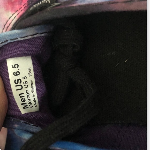 Vans Shoes Galaxy Womens Size 8 Men Size 6.5 Lace‎ Up - Picture 7 of 8